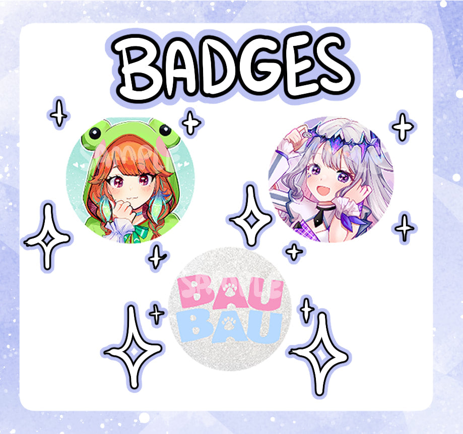 Various Hololive Badges