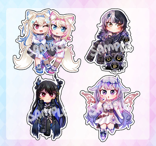 Hololive Advent Acrylic Keychains