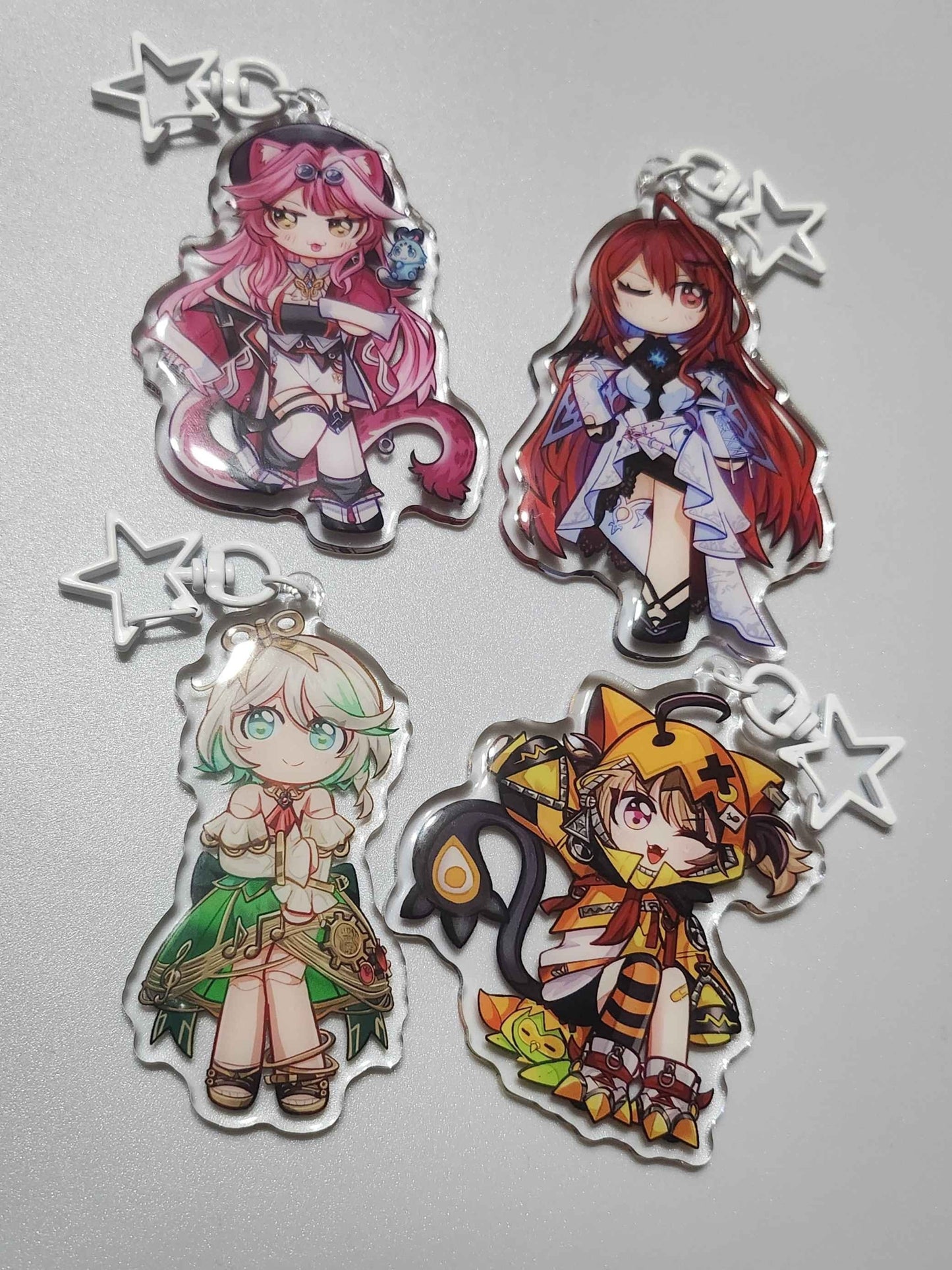 Hololive Justice Acrylic Keychains